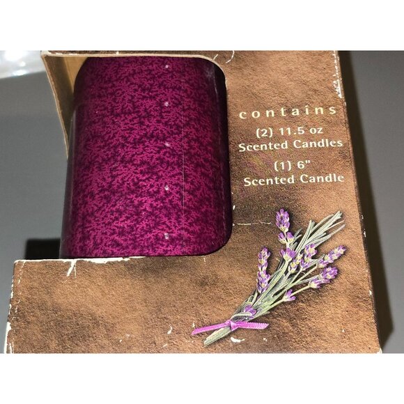 Candle-Lite Aromatherapy Mood Makers Invigorating Lavender Scented Candle Set - Picture 4 of 4